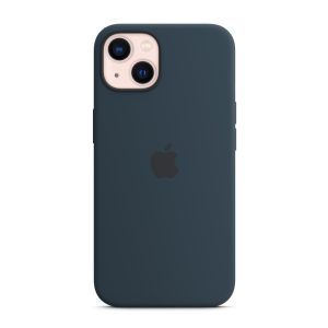 Ốp lưng Apple iPhone 13 Silicone Case with MagSafe Xanh Biển Đậm (MM293FEA) (7)