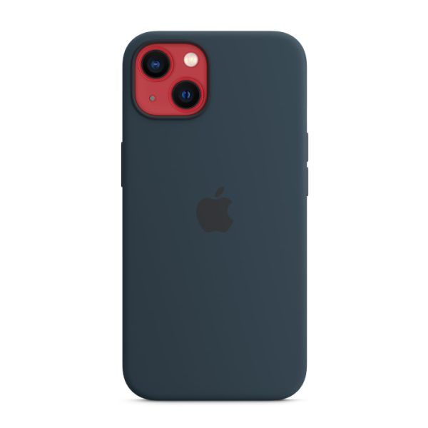 Ốp lưng Apple iPhone 13 Silicone Case with MagSafe Xanh Biển Đậm (MM293FEA) (9)