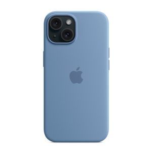 Ốp lưng Apple iPhone 15 Silicone Case with MagSafe Xanh trời đông (MT0Y3FEA) - Chính hãng Apple VN (2)