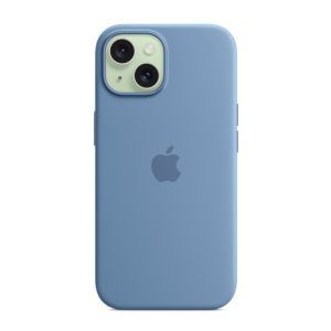 Ốp lưng Apple iPhone 15 Silicone Case with MagSafe Xanh trời đông (MT0Y3FEA) - Chính hãng Apple VN (4)