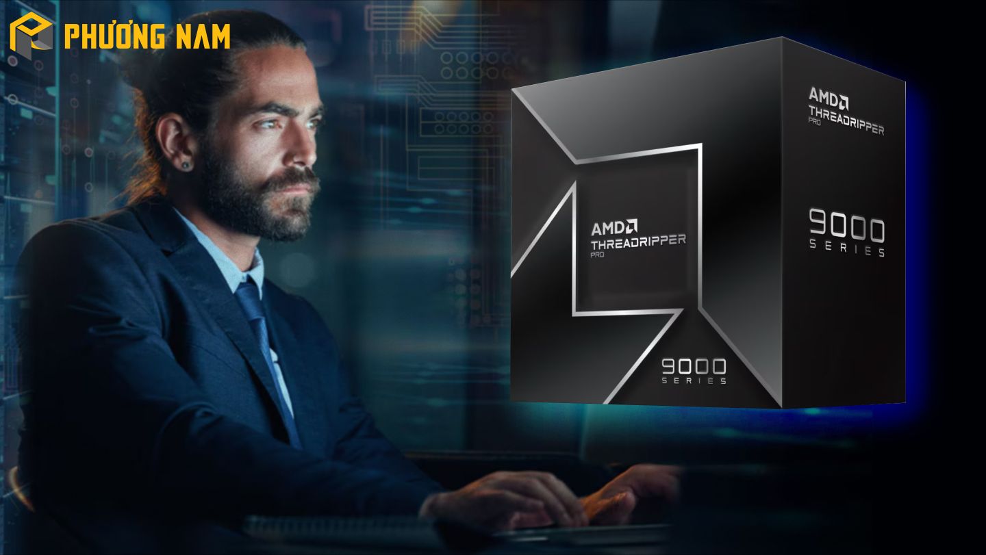 CPU AMD Ryzen Threadripper PRO 9975WX (up to 5.4GHz, 32 nhân, 64 luồng, 160MB) - sTR5 - 100-100000723WOF CPU AMD Ryzen Threadripper PRO 9975WX (up to 5.4GHz, 32 nhân, 64 luồng, 160MB) - sTR5 - 100-100000723WOF