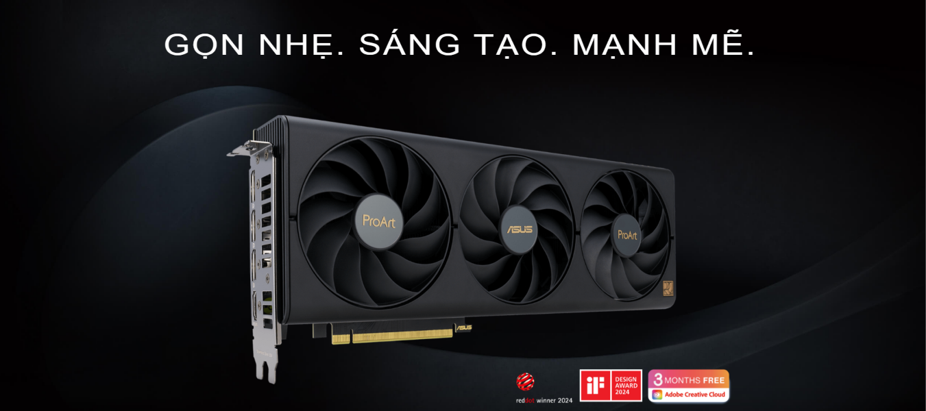 Card màn hình ASUS ProArt GeForce RTX 4060 Ti 16GB GDDR6