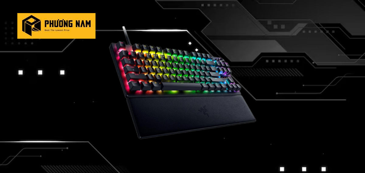 Bàn phím cơ Razer Huntsman V3 Pro Tenkeyless RZ03-04980100-R3M1