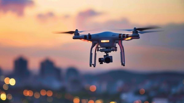 Drone với ưu điểm quan sát được toàn cảnh từ trên không Drone với ưu điểm quan sát được toàn cảnh từ trên không