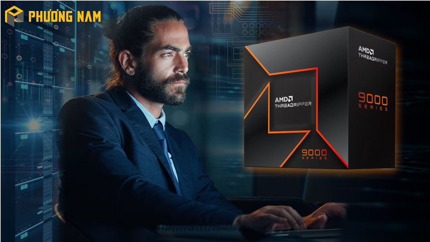 CPU AMD Ryzen Threadripper 9980X (up to 5.4GHz, 64 nhân, 128 luồng, 320MB) - sTR5 - 100-100001593WOF CPU AMD Ryzen Threadripper 9980X (up to 5.4GHz, 64 nhân, 128 luồng, 320MB) - sTR5 - 100-100001593WOF