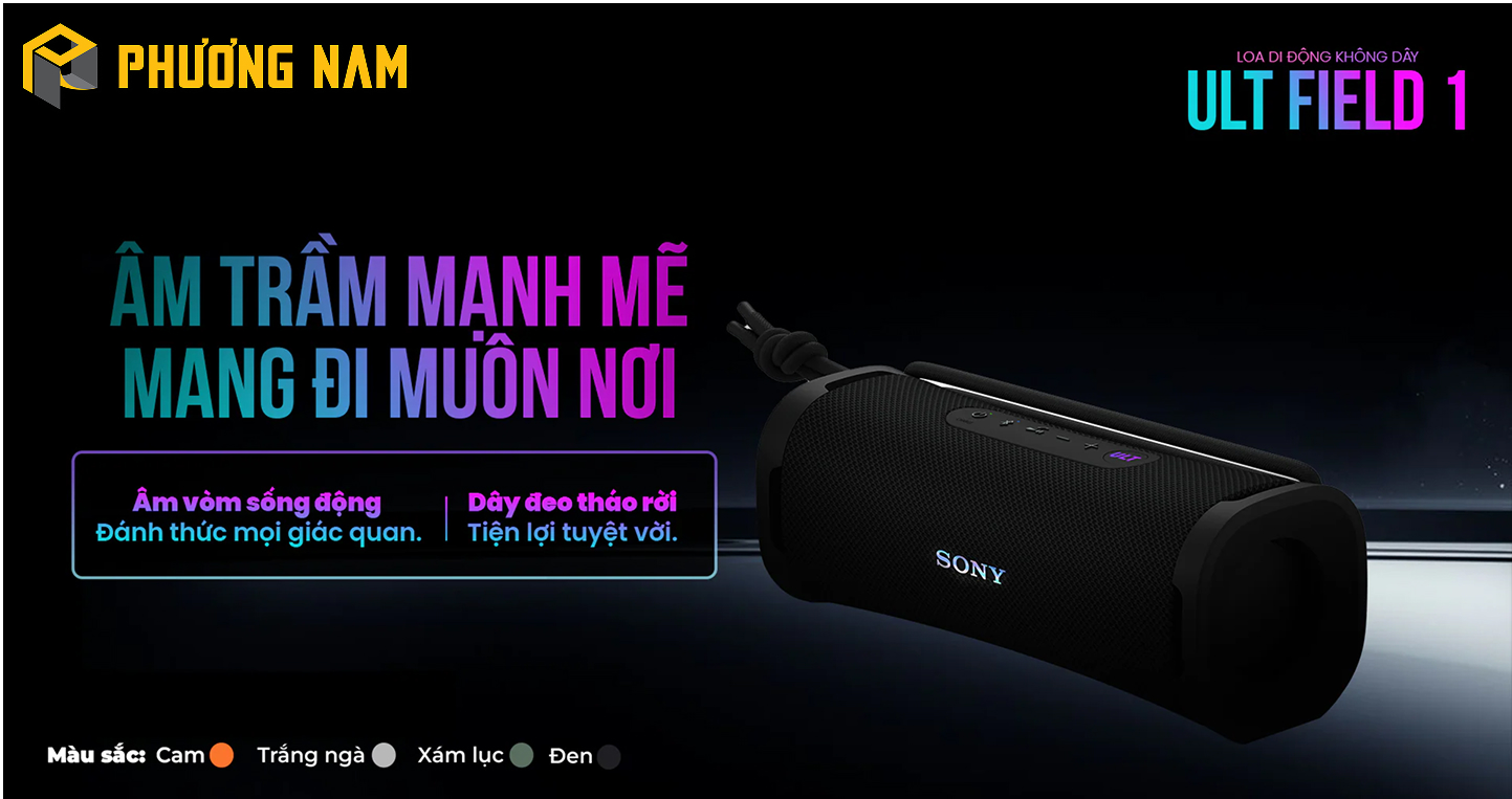 Loa di động Bluetooth Sony ULT FIELD 1 SRS-ULT10/WCE (Trắng ngà) Loa di động Bluetooth Sony ULT FIELD 1 SRS-ULT10/WCE (Trắng ngà)