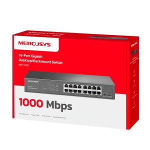 Switch Mercusys MS116GS 16 cổng Gigabit 10/100/1000 Mbps