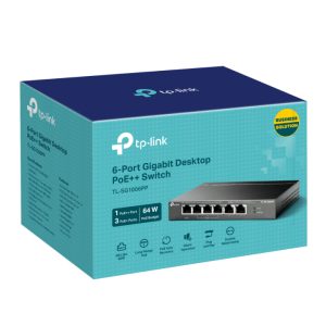 Switch TP-Link TL-SG1006PP 6-Port (3-Port PoE+, 1-Port PoE++)