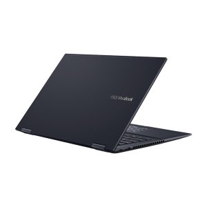 Laptop Asus VivoBook Flip TM420UA-EC182W (R7-5700U, 4GB on board + 4GB, 512GB PCIe, AMD Radeon, 14" FHD Touch, Win11, Bespoke Black, 42WHrs)