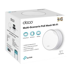 Router WIFI TP-Link Deco X50-POE AX3000 Whole Home Mesh WIFI 6 System with PoE (1-pack)