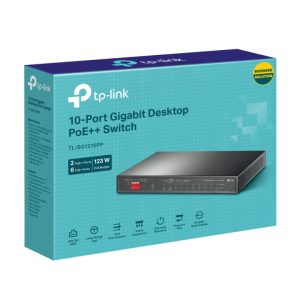 Switch TP-Link TL-SG1210PP 10-Port Gigabit (6-Port PoE+, 2-Port PoE++)