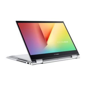 Laptop Asus VivoBook Flip 14 TP470EA-EC347W (i5-1135G7, 8GB LPDDR4X on board, 512GB M.2 NVMe PCIe 3.0 SSD, 14″ FHD, Transparent Silver, Win11)
