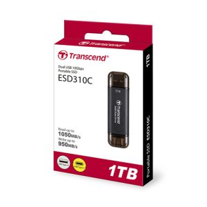 Ổ cứng gắn ngoài Transcend ESD310C 1TB, USB 10Gbps, Type C/A TS1TESD310C