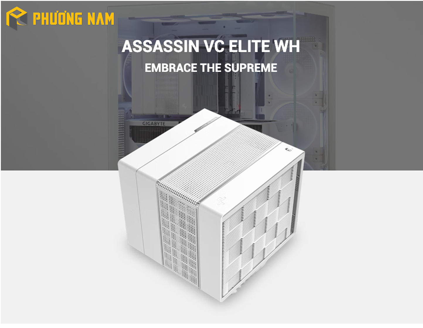 Tản nhiệt khí Deepcool ASSASSIN VC ELITE WH R-ASN4-WHNVNN-GJD Tản nhiệt khí Deepcool ASSASSIN VC ELITE WH R-ASN4-WHNVNN-GJD