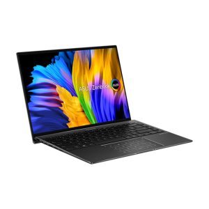 Laptop Asus Zenbook 14X OLED UM5401QA-KN053W (R5-5600H, 8GB on board, 512GB PCIe, AMD Radeon, 14" OLED 2.8K Touch, Win11, JADE BLACK, 63WHrs)