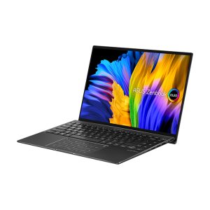 Laptop Asus ZenBook 14X OLED UM5401QA-KN209W (R5-5600H, 8GB on board, 512GB PCIe, AMD Radeon, 14" OLED 2.8K, Win11, JADE BLACK, 63WHrs)