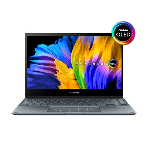 Laptop Asus ZenBook Flip UX363EA-HP532T (i5-1135G7, 8GB LPDDR4X on board, 512GB M.2 NVMe PCIe 3.0 SSD, Intel Iris Xe Graphics, 13.3" FHD OLED, Pine Grey, Win 10)