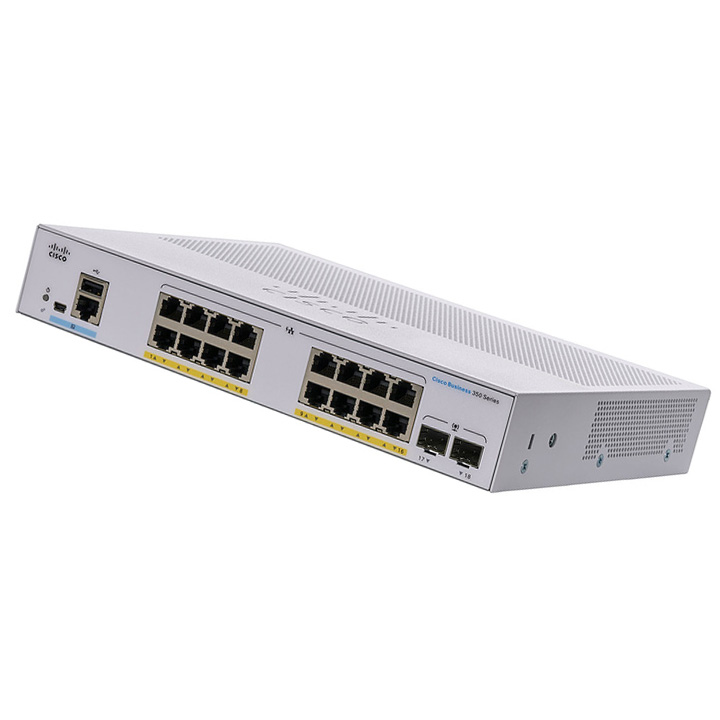 Thiết Bị Chuyển Mạch Cisco CBS350-16P-2G-EU (16 Ports 1G RJ45 PoE 120W ...