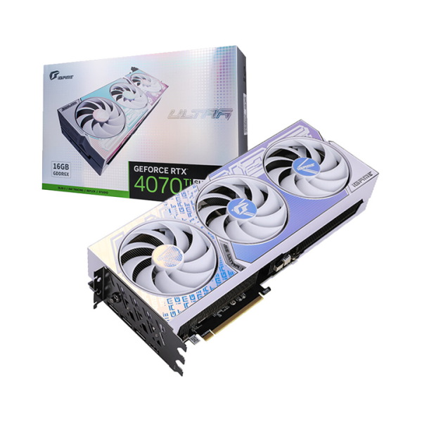 Card màn hình Colorful GeForce RTX 4070 Ti SUPER Ultra White OC 16GB-V