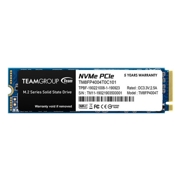 Ổ cứng SSD Team MP34 M.2 PCI-e Gen3.0 x4 with NVMe 1.3