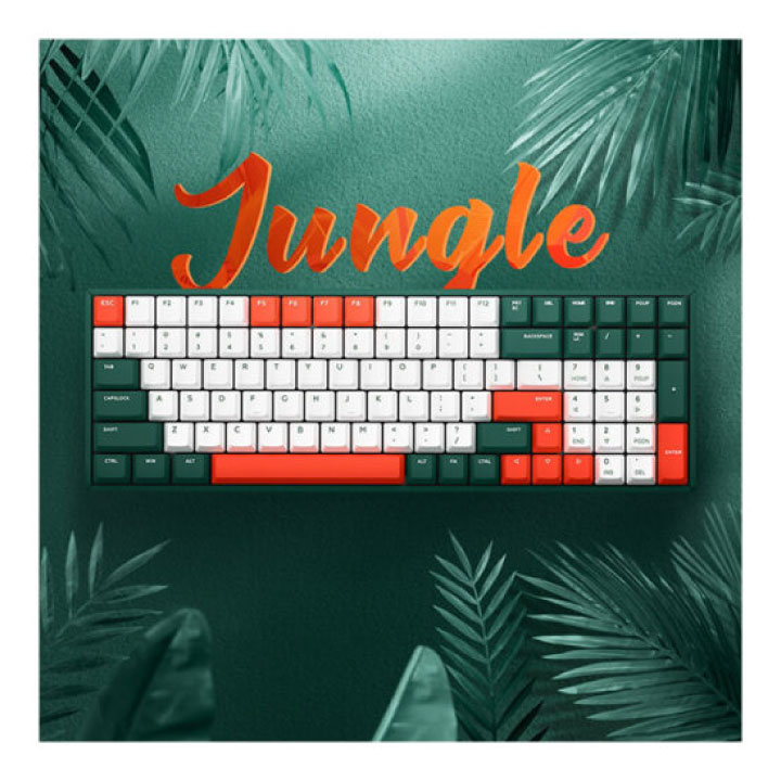 iqunix f96 jungle mystery wireless mechanical keyboard