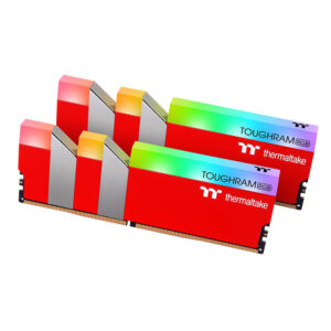 KIT Ram Thermaltake TOUGHRAM RGB 16GB (8GBx2) DDR4 3600MHz RED RG25D408G X2- 3600C18A