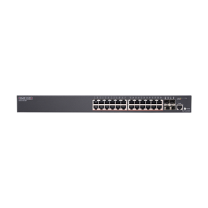 Bộ chia mạng Switch EdgeCore ECS2100-28P (24 Port GE PoE 200W + 4 Port SFP)