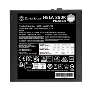 Nguồn máy tính SilverStone HELA 850R 850W 80 Plus Platinum
