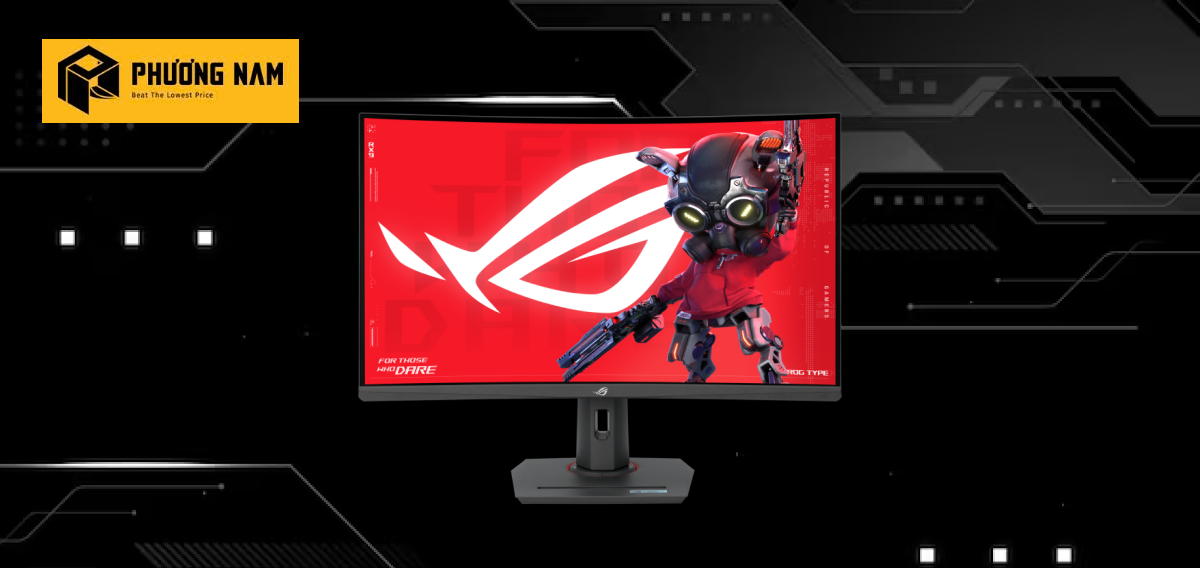 Màn hình cong Asus ROG Strix XG32WCS 32" 2K Fast VA 180Hz 1ms