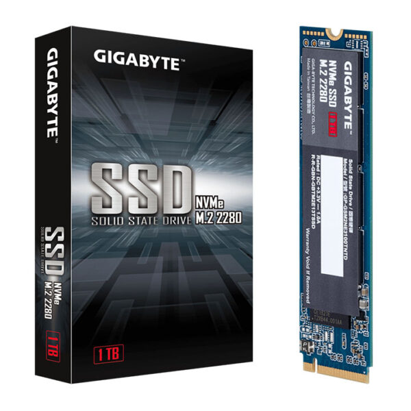 Ổ Cứng SSD Gigabyte 1TB M.2 2280 PCle NVMe Gen3 x4 GP-GSM2NE3100TNTD -  HugoTech - Beat the Lowest Price