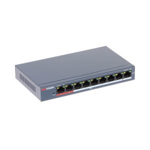 Switch mạng 8 cổng PoE 100Mbps, 1 cổng Uplink Hikvision DS-3E0109P-E/M(B)