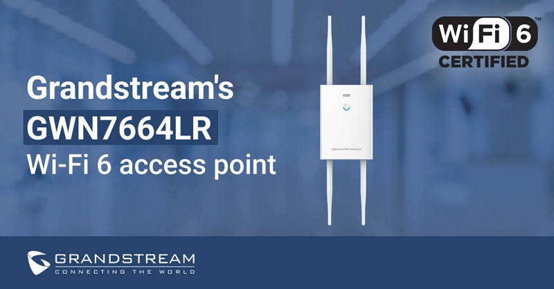 Access Point Ngoài Trời Wi-Fi 6 Grandstream GWN7664LR