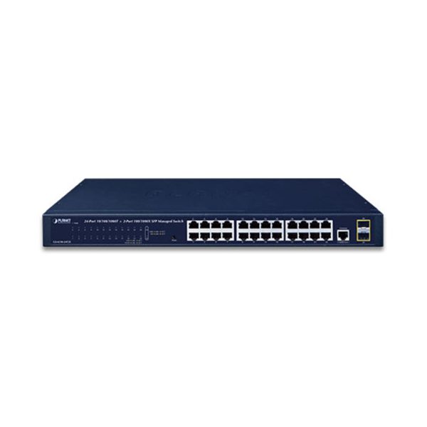 Managed Gigabit Switch PLANET GS-4210-24T2S (24 Cổng RJ45 + 2 Cổng SFP)