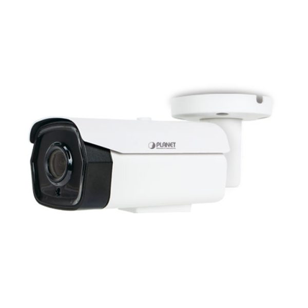 Smart IR Bullet IP Camera with Remote Focus and Zoom H.265 5 Mega-pixel PLANET ICA-M3580P