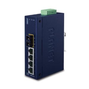 Switch công nghiệp 5 cổng 100Mbps PLANET ISW-511T / ISW-511TS15 (4 Cổng RJ45 + 1 Cổng quang SC)