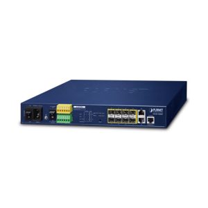Managed Metro Ethernet Switch 13" 8 Port SFP + 2 Port GE PLANET MGSD-10080F