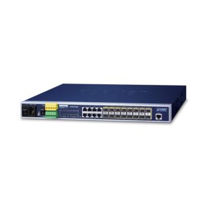 Managed Metro Ethernet Switch 16 Port SFP + 8 Port GE PLANET MGSW-24160F