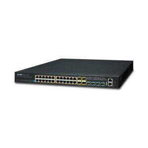 Managed Gigabit Switch Layer 3 24 Port GE POE + 4 Port SFP+ PLANET SGS-6341-24P4X
