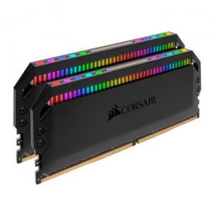KIT Ram Corsair Dominator Platinum RGB Black 32GB (2x16GB) DDR4 3200Mhz CMT32GX4M2C3200C16
