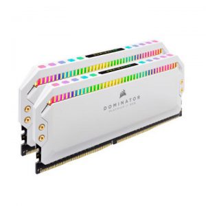 KIT Ram Corsair Dominator Platinum RGB White 32GB (2x16GB) DDR4 3200Mhz CMT32GX4M2E3200C16W
