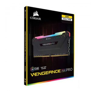 KIT Ram Corsair Vengeance Pro RGB Black 16GB (2x8GB) DDR4 3200Mhz CMW16GX4M2E3200C16