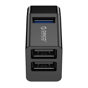 Đầu chia USB 3.0 ORICO 3 trong 1 bằng hợp kim nhôm cho laptop MINI-U32L