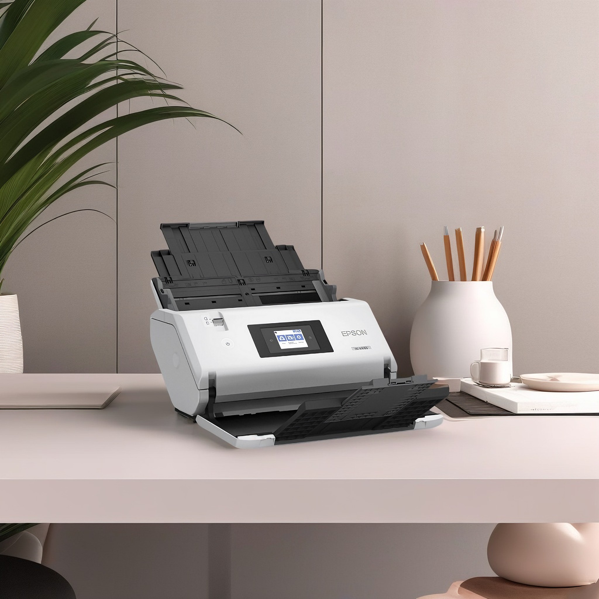 Màn hình cảm ứng của máy scan Epson WorkForce DS-30000