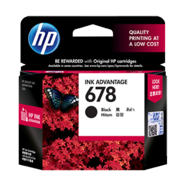 Mực in HP 678 Black Ink Cartridge (CZ107AA)