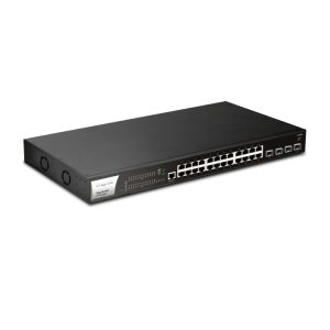 Switch DrayTek VigorSwitch P2282x Layer 2+ (24 x gigabit POE, 4 x SFP+ 10Gbps)