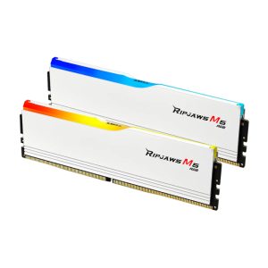 Ram PC G.SKILL Ripjaws M5 RGB White F5-5200J4040A16GX2-RM5RW 32GB (2x16GB) DDR5 5200MHz