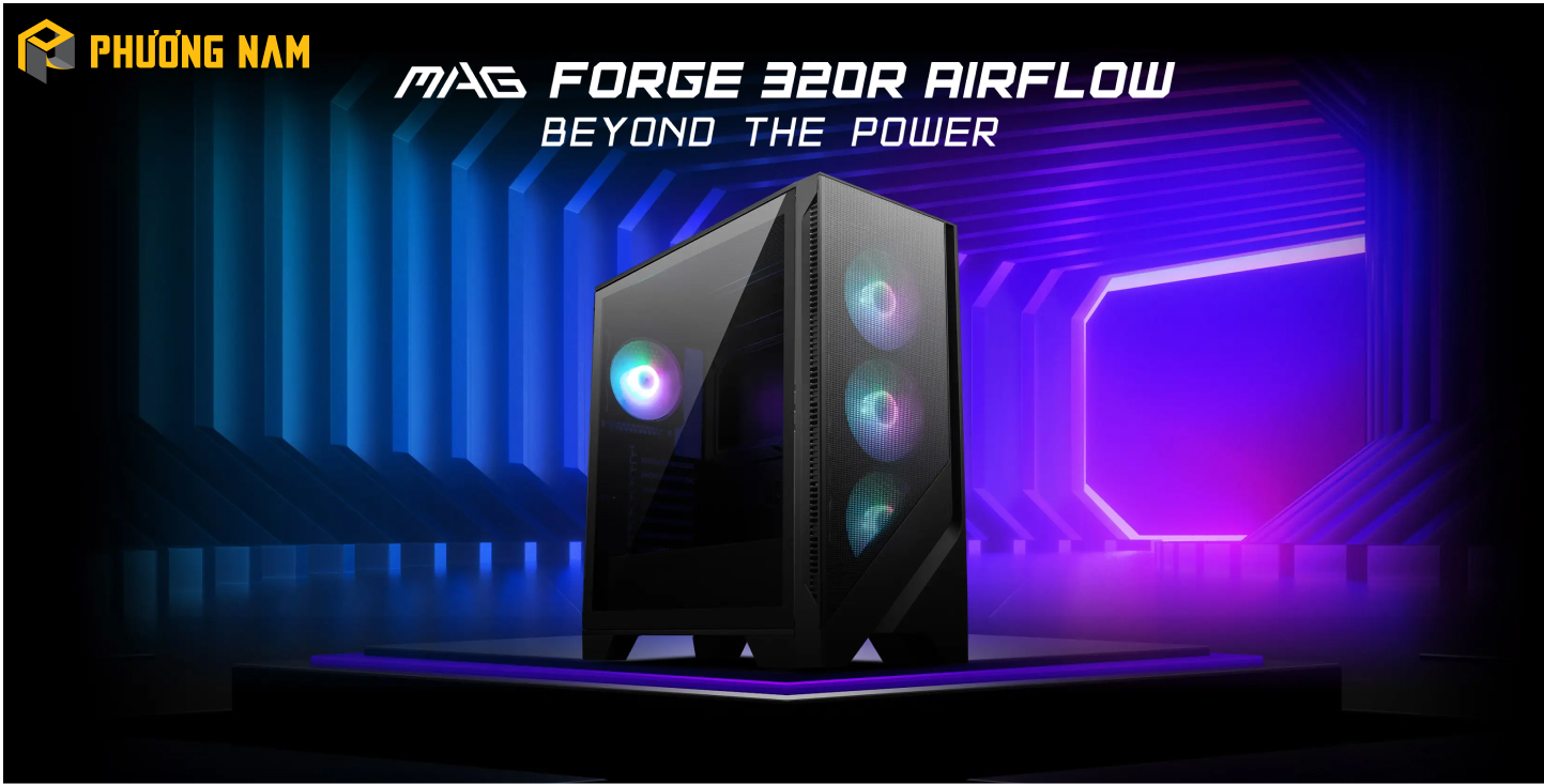 Case MSI MAG FORGE 320R AIRFLOW