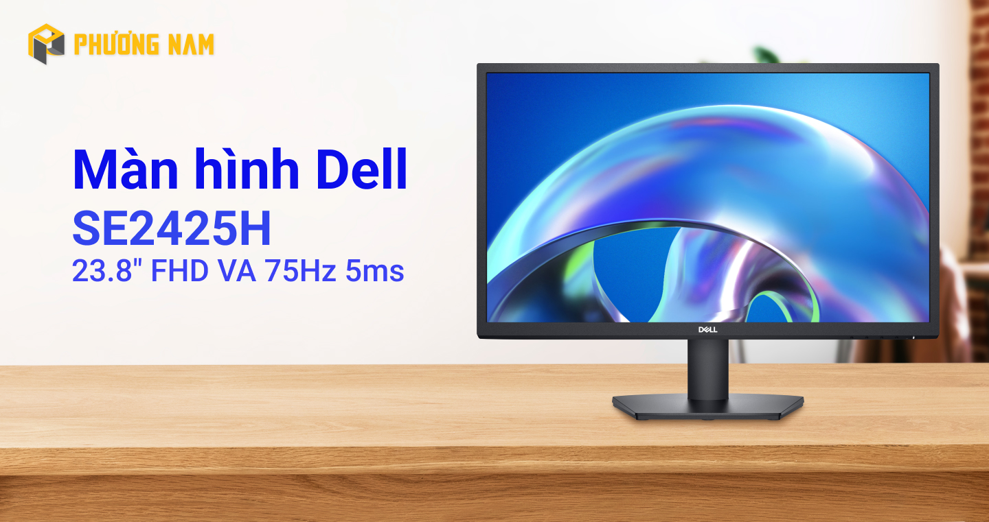 Màn hình Dell SE2425H 23.8″ FHD VA 75Hz 5ms