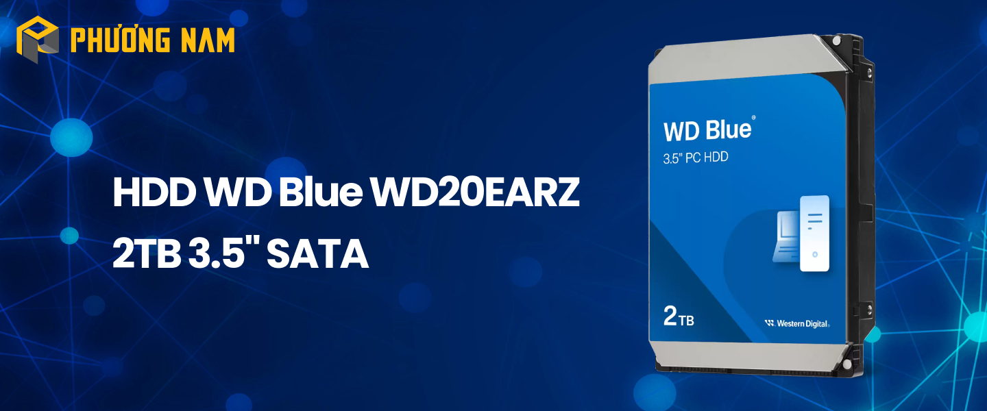 Ổ cứng HDD WD Blue WD20EARZ 2TB 3.5" SATA