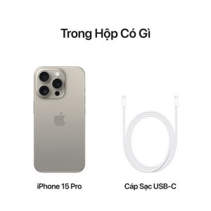 iPhone 15 Pro 1TB (Titan Tự Nhiên) - Chính hãng VN/A